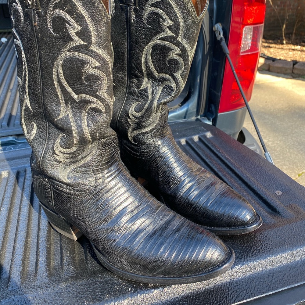 Tony Lama Lizard skin boots